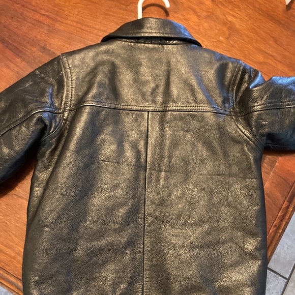 Authentic Gap Fine Leather XXS Kids Jacket - Picture 12 of 12